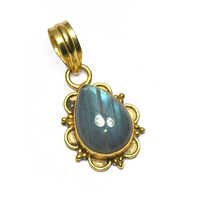 लैब्राडोराइट शाखा 925 स्टर्लिंग सिल्वर पेंडेंट