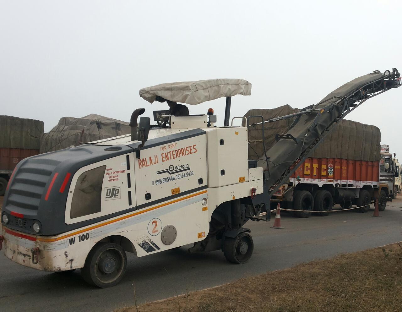 W 100 Road Milling Machine Rental Services