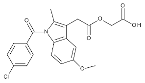 Acemetacin C21H18Clno6