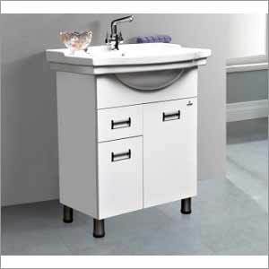 लकड़ी का बाथरूम वैनिटी