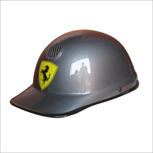 गोल जाली मिनी हेलमेट