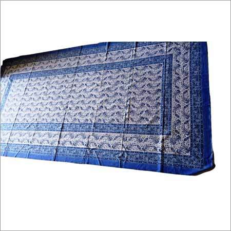 Blue Printed Bed Sheets