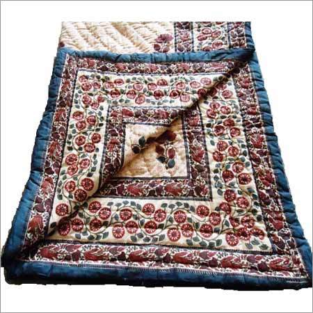 100% Cotton Jaipuri Hand Block Printed Quilt