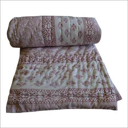 जैपुर की हैंड ब्लॉक प्रिंटेड क्विल