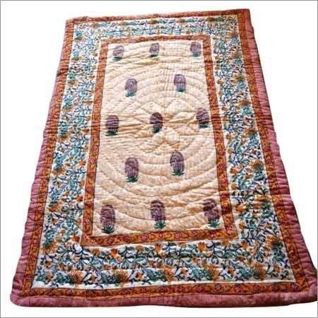 100% Cotton Jaipuri Hand Block Printed Quilt