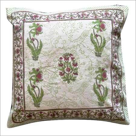 Embroidered Cushion Covers - 100% Cotton, Square Shape, Ivory White | Alluring Look, Elegant Design, Stylish Patterns