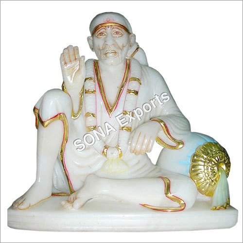 मार्बल साईंबाबा की मूर्ति