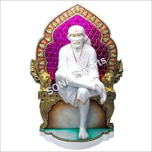 मार्बल सिंघासन साईंबाबा