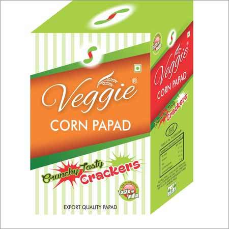 Corn Papad Red Chilli With Garlic Ingredients: Udad Flour