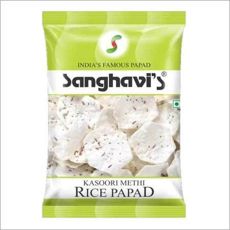White Potato Papad Kasoori Methi