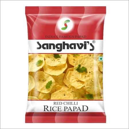चावल पापड़ लाल मिर्च