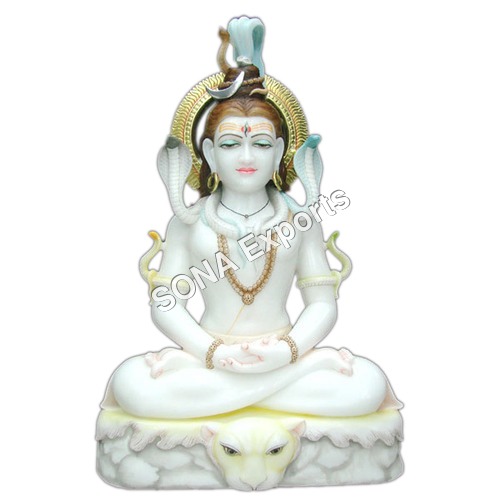 मकराना संगमरमर शिव मूर्ति