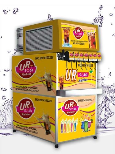 7+1 सोडा फव्वारा मशीन