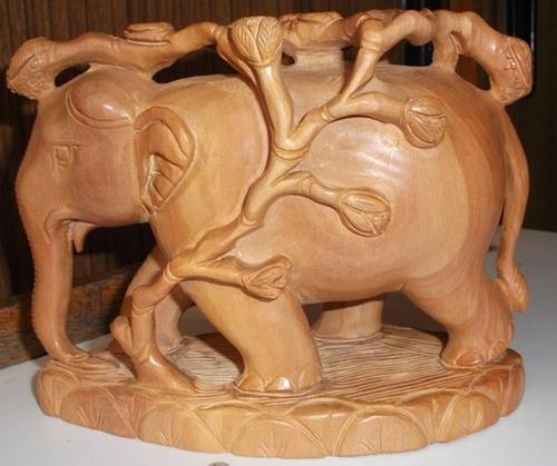 Brown Sandalwood Elephant
