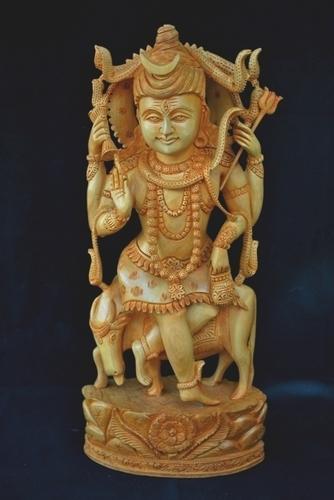 Brown Sandalwood Shiva