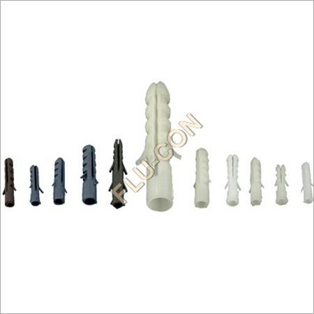 Dylo Grip PVC Rawl Plug - HD Polymer, Assorted Size, Grey | Easy to Use, Uniform Threading, Chemical and UV Resistant