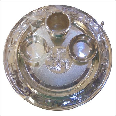 Silver Arti Thali