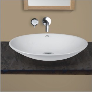 अंडाकार हाथ का बेसिन