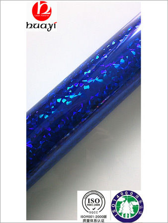 Blue Hot Stamping Foil Application: Paper