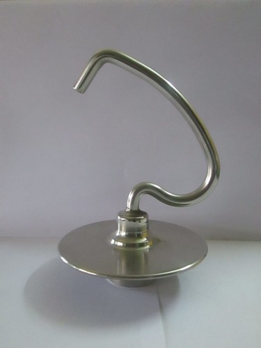 Dough Hook - Brass Material, CNC Machining, Electro-Polished Finish | Micro Machined Precision