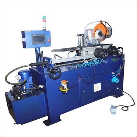 JE 350 AT H Automatic Pipe Bar Cutting Machine - Steel, 6.10 x 3.6 x 5.0 Feet, Blue | Full Automatic Cutting, Low Energy Consumption, High Efficiency, 600 kg