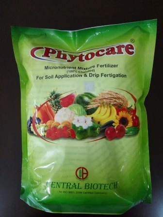 Phytocare Micronutrient Mixture Fertilizer - 100% Chelated, Zinc 5.0% | Water Soluble Light Green Powder, Soil Application