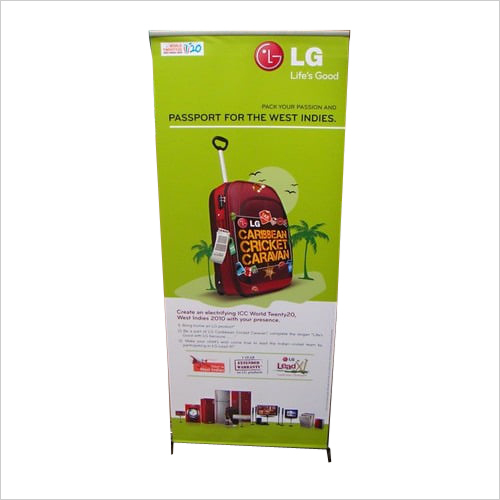 Banner Display Stands - Fabric Construction, Available in Various Sizes Including Extra Large to Small | Indoor Use, Dull Brightness, Durable Design
