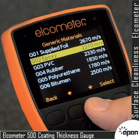 Elcometer 500 Concrete Coating Thickness Gauge