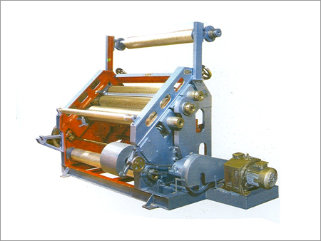 तिरछे प्रकार की सिंगल फेस पेपर कौरिगेटिंग मशीन