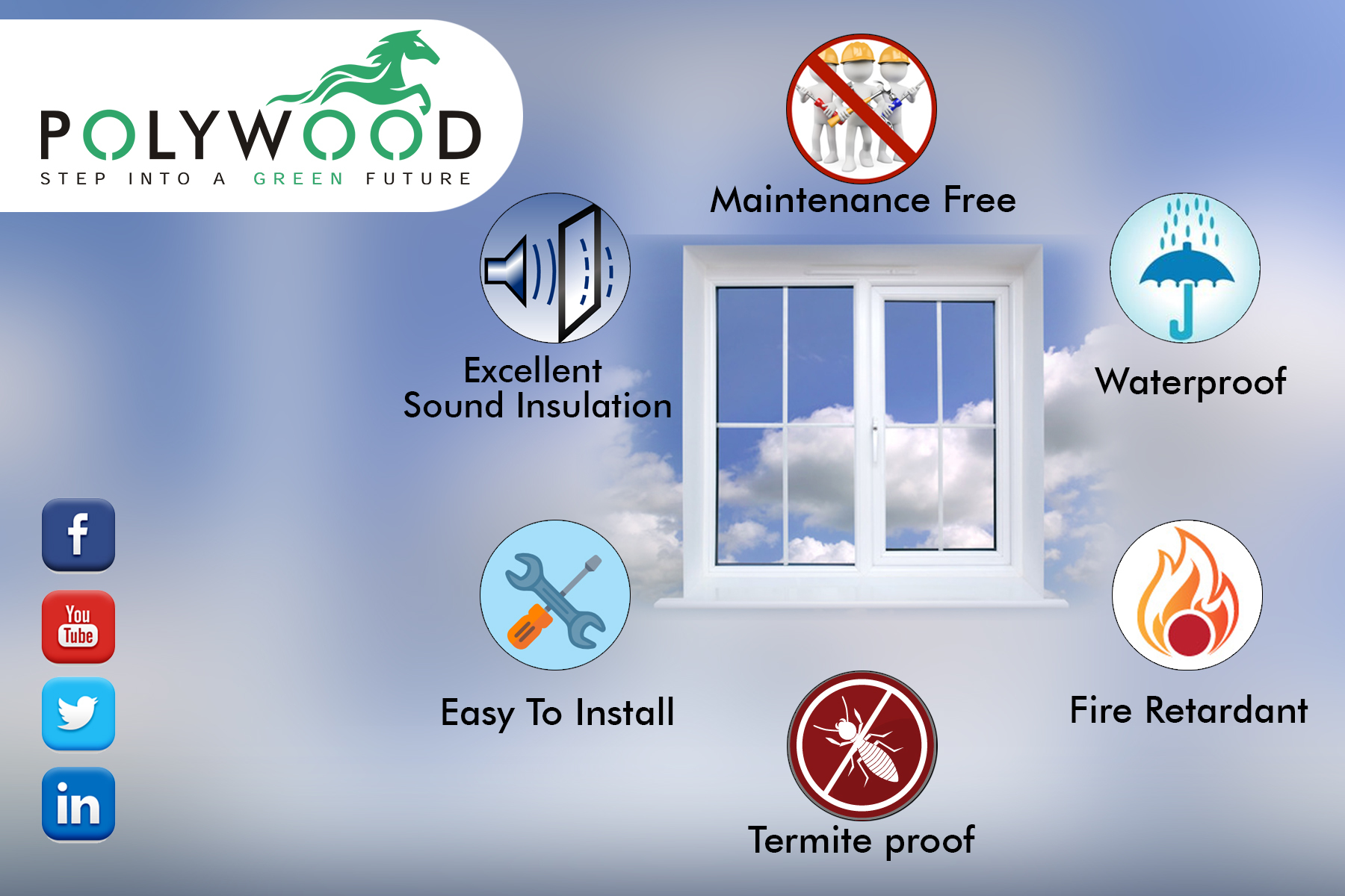 Upvc Sliding Windows Application: High Rise Building