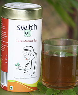 तुलसी मसाला चाय