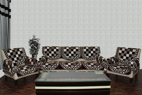 Printed Chenille Sofa Cover Destiny