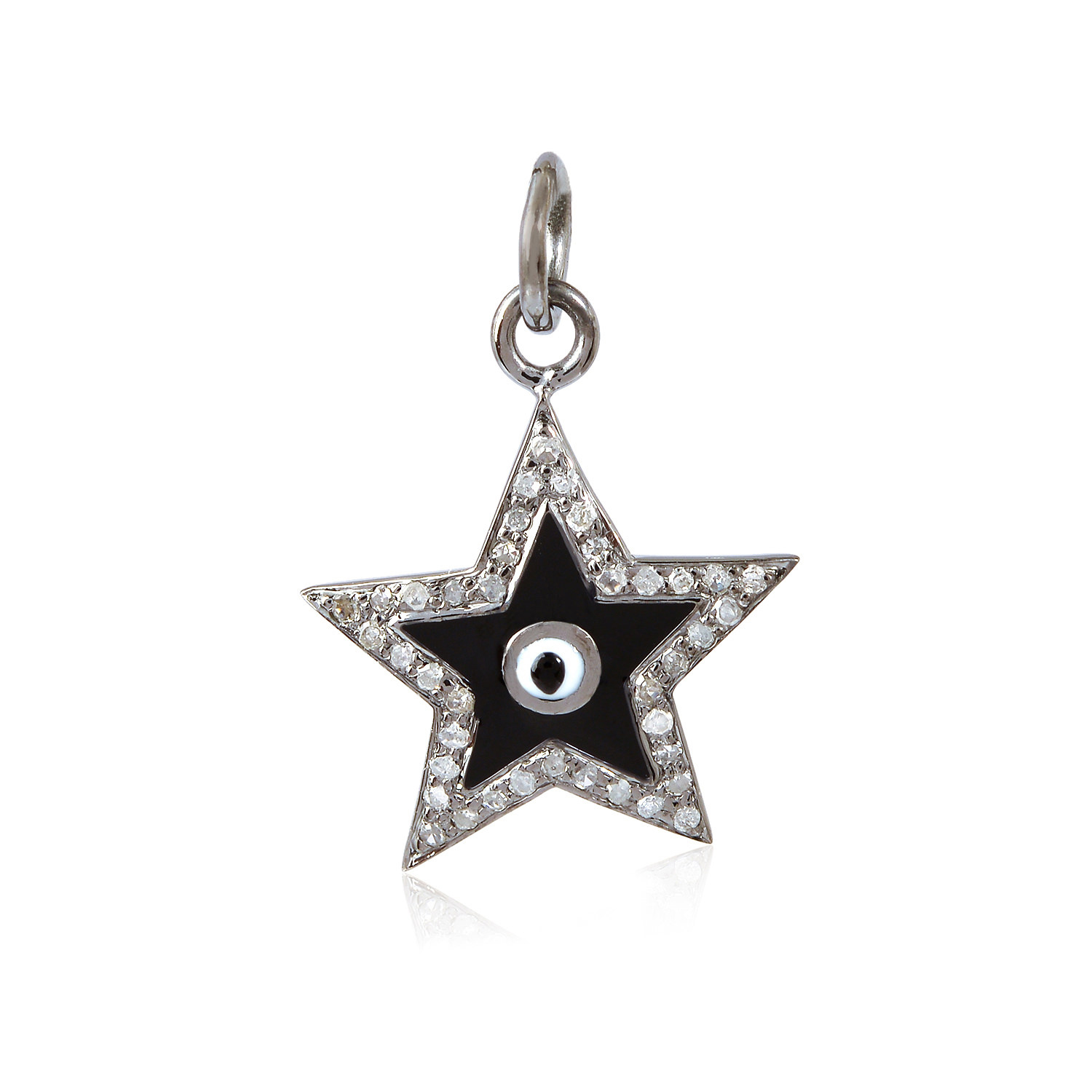 Star Enamel Charm Pendant Gemco Jewelry Gender: Women
