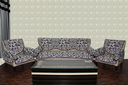 प्रिंटेड चेनिल सोफा पैनल रिवर्स