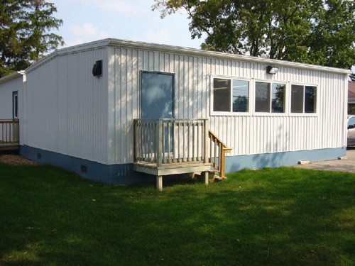 Prefab School - Color: White Grey