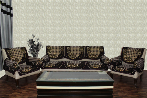 प्रिंटेड चेनिल सोफा कवर पुंटो