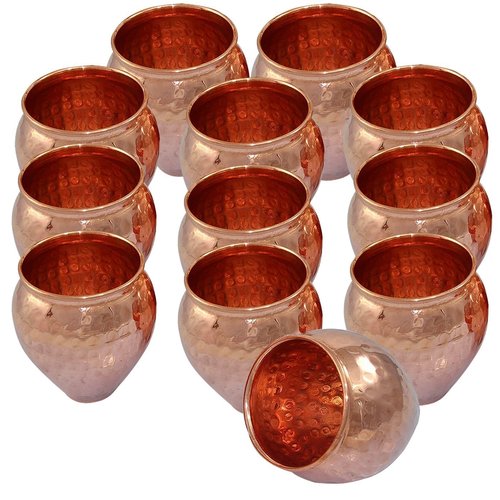 Copper Lota Matka Glass