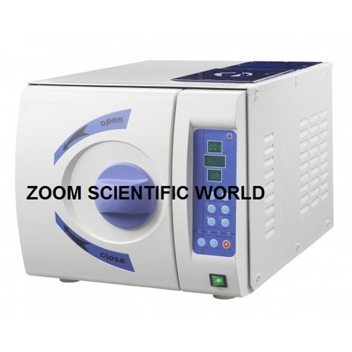 माइक्रोप्रोसेसर आधारित स्वचालित स्टेरिलिज़र तापमान सीमा: 121 सेल्सियस (Oc)