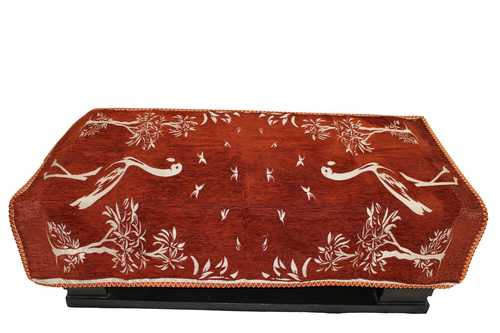 टिकाऊ सुंदर बर्ड प्रिंटेड टेबल कवर