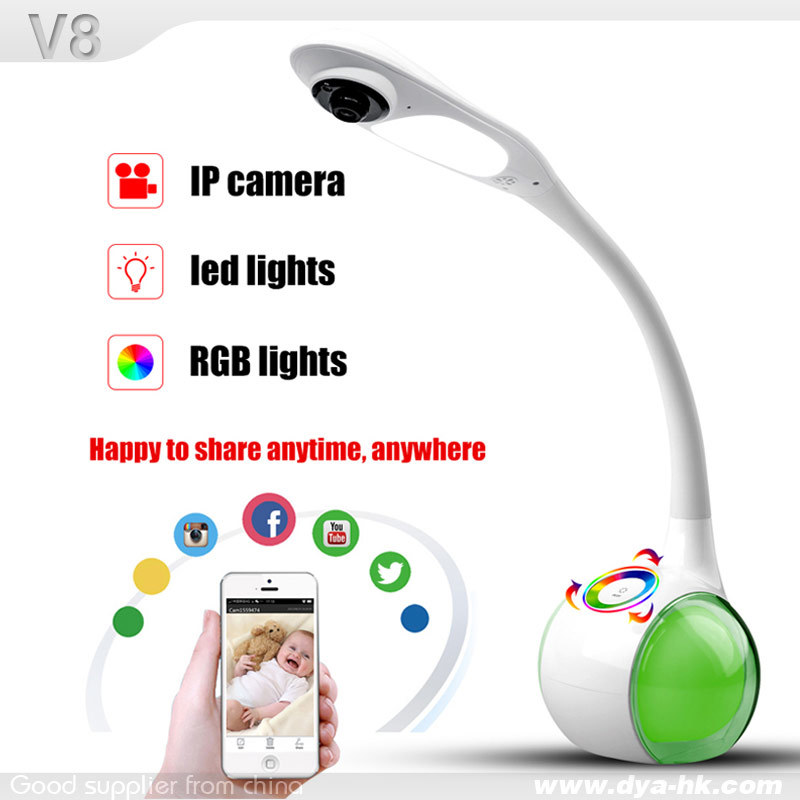 331 - Mini Wifi Led Lamp Camera Camera Pixels: 2 Megapixel (Mp )