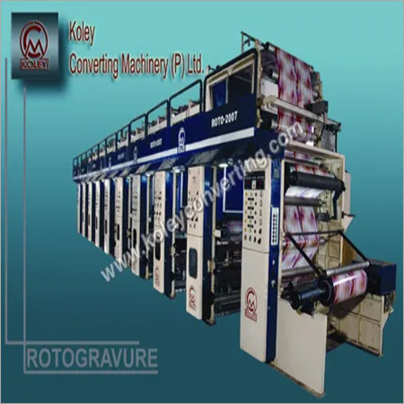 Rotogravure Printing Machine - Metal, Customize Size | 1 Year Warranty, Automatic Control System, Human Machine Interface
