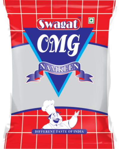 Namkeen (200gms) Laminates Packaging Pouch - Laminated Material, Transparent Design for Eye-Catching Presentation of Snacks