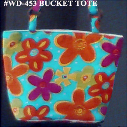 Fabric Bucket Tote - Canvas Fabric, 10x12 Inches, Teal | Durable, Lightweight, Gift-Ready, Versatile Use