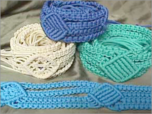 Macrame Knotted Belts