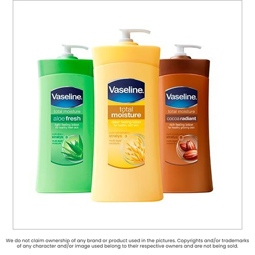 वैसलीन बॉडी लोशन सामग्री: हर्बल