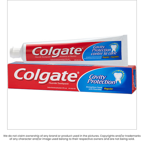 कोलगेट टूथपेस्ट कलर कोड: लाल और सफेद