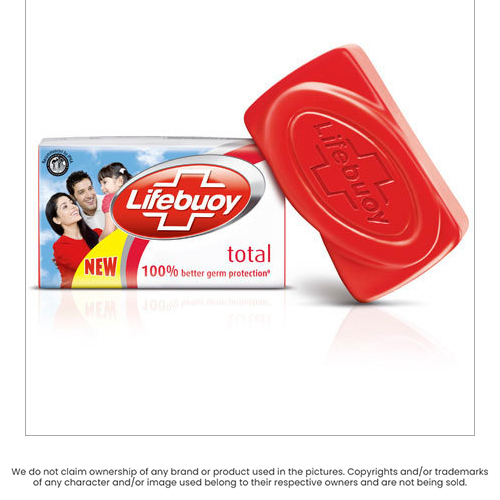 लाइफबॉय साबुन की शुद्धता: 99%