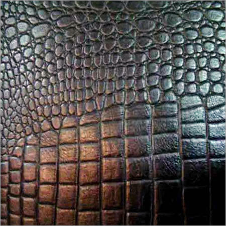 मगरमच्छ प्रिंट लेदर