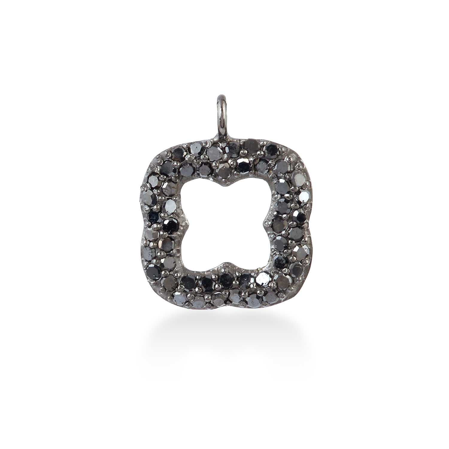 Black Diamond Charms Pendant Jewelry Gender: Women
