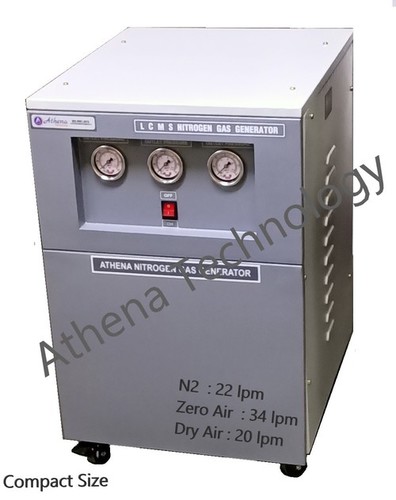 LC-MS-MS Nitrogen Gas Generator - Mild Steel, 600x600x850 mm | 750 Watt Electric Power, 99.99% Purity, Compact Design, User Friendly, 2-Year Warranty